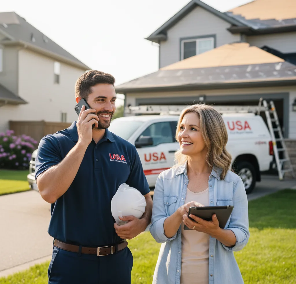 USA Roof Repair Experts customer support in Sidney